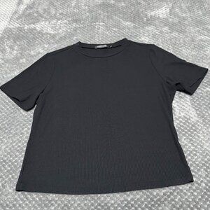 Merokeety Women's Slim Fit Ribbed Knit Short Sleeves Shirt - Size XL